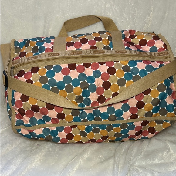 Lesportsac Multicolor Polka Dot Travel Bag - Picture 1 of 8